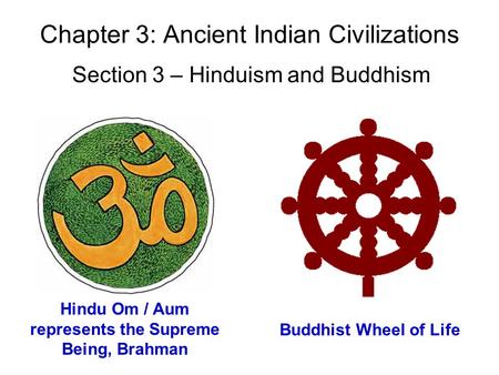 Chapter 3: Ancient Indian Civilizations