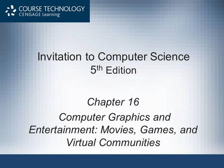 Invitation to Computer Science 5th Edition