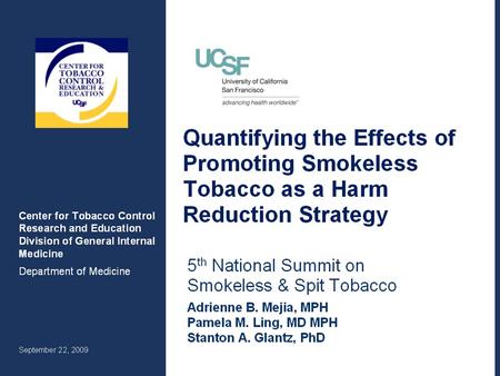 Department of Medicine. The Harm Reduction Debate Current context of the debate - Snus enthusiasts vs. pessimists Switching from cigarettes to snus alone.