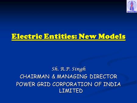 Electric Entities: New Models