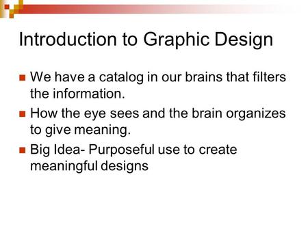 Introduction to Graphic Design