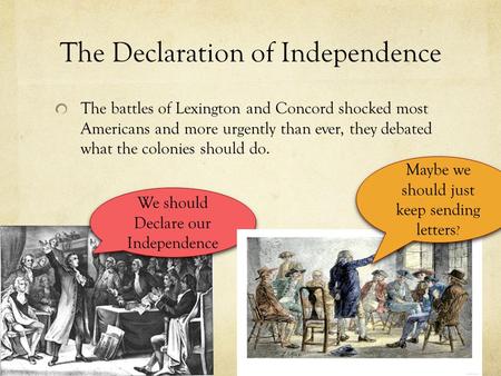 The Declaration of Independence