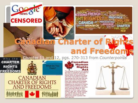 Canadian Charter of Rights and Freedoms