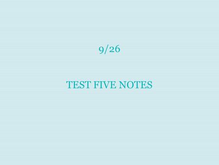 9/26 TEST FIVE NOTES. THE STUDENT WILL EXAMINE THE INTELLECTUAL, POLITICAL, SOCIAL, AND ECONOMIC FACTORS THAT CHANGED THE WORLD VIEW OF EUROPEANS. STANDARD.