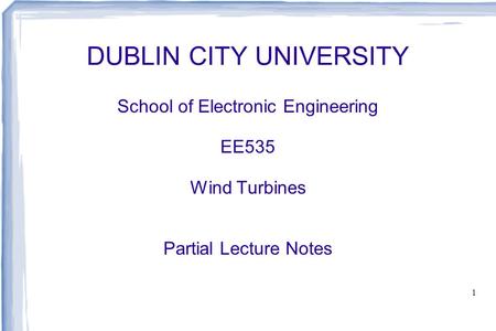 DUBLIN CITY UNIVERSITY