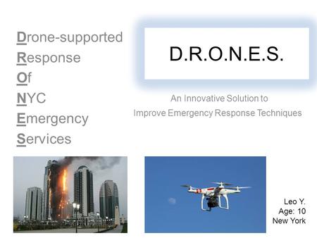 Drone-supported Response Of NYC Emergency Services