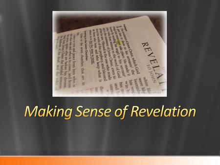 The book of Revelation is one of the most abused and misused books in the Bible (2 Pet. 3:17) The J.W.s misuse portions of chapter 7 Premillennialists.