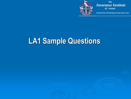 LA1 Sample Questions. Which one of these is unearned income? AIncome from a part time job BDeposit interest CIncome from short term contact employment.