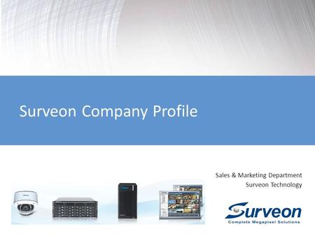 Surveon Company Profile