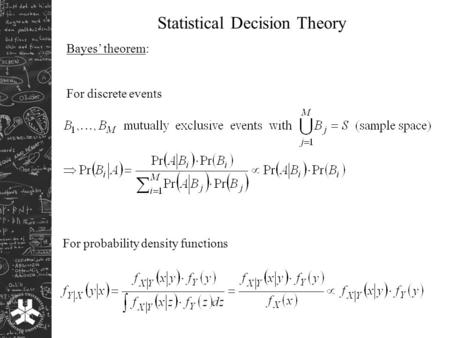 Statistical Decision Theory