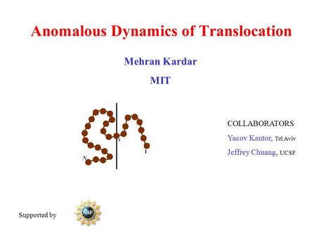 Anomalous Dynamics of Translocation