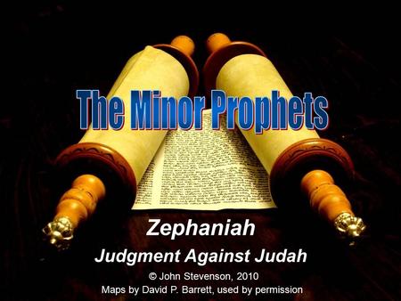 Zephaniah Judgment Against Judah