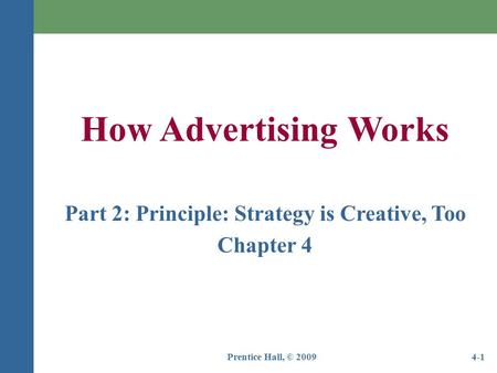 Part 2: Principle: Strategy is Creative, Too