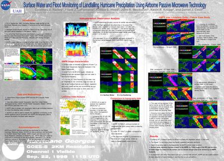 Courtney D. Radley 1, Frank J. LaFontaine 2, Robbie E. Hood 3, John R. Mecikalski 4, Kevin R. Knupp 4, and Daniel J. Cecil 4 1 Universities Space Research.