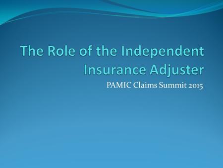 PAMIC Claims Summit 2015. Richard F. Andracki, Esq. Andracki Law Offices, P.C. 428 Forbes Avenue, Suite 600 Pittsburgh, PA 15219 (412) 281-3330 fax: (412)