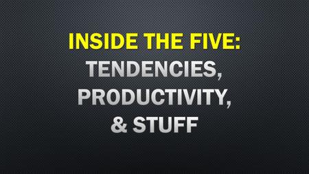 If your players are successful inside the 5, you’re probably having a good season. If your players are failing inside.