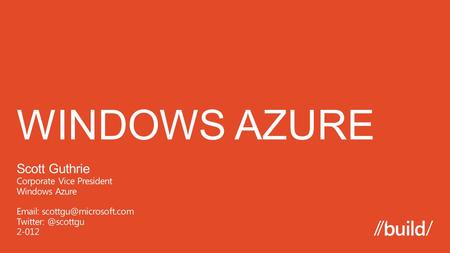 Windows Azure Global Footprint video Inside a Datacenter 