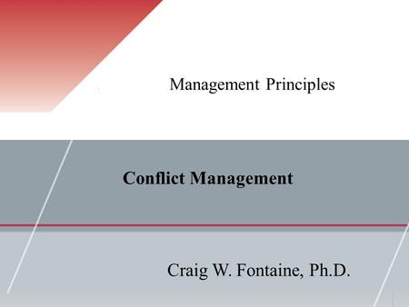 Management Principles