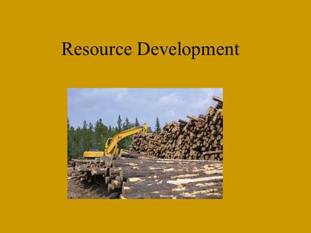 Resource Development. By Chief Dan George Have I left the Eagle to Soar in Freedom? The time will soon be here when my grandchild will long for the cry.