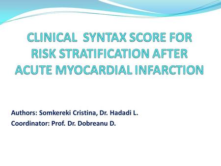 Authors: Somkereki Cristina, Dr. Hadadi L.