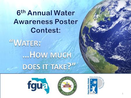 1. 2 Let’s talk water….. Water is all around us - covering over 70% of the Earth’s surface – but it still needs to be valued and used wisely. Every living.