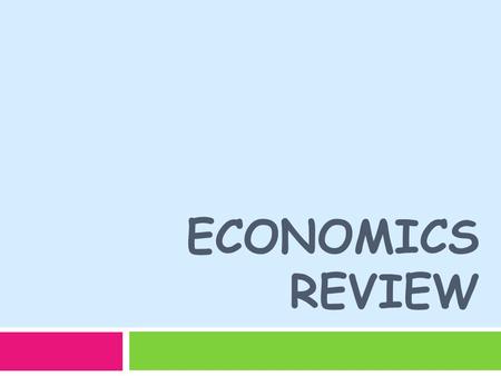 Economics Review.