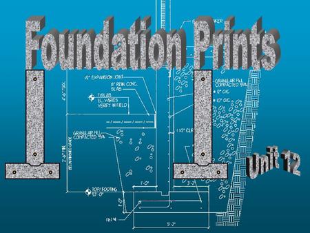 Foundation Prints Unit 12.