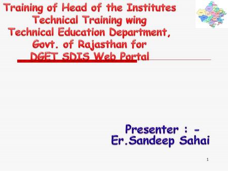 Training of Head of the Institutes