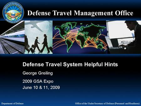 Defense Travel System Helpful Hints