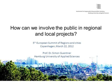 How can we involve the public in regional and local projects?