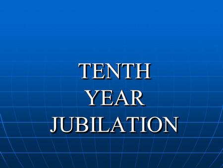 TENTH YEAR JUBILATION. BUILDING BRIDGES TO A BETTER JEFFERSON Bill Clinton Donald R. Jones.