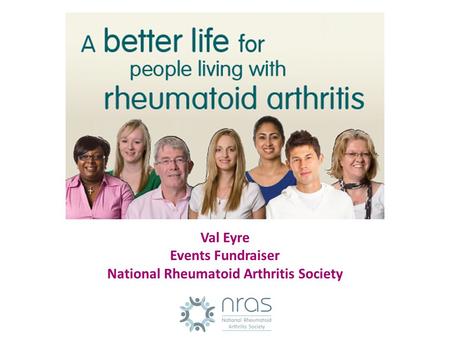 Val Eyre Events Fundraiser National Rheumatoid Arthritis Society.