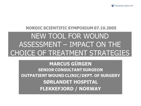 NORDIC SCIENTIFIC SYMPOSIUM