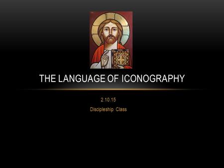 The Language of Iconography