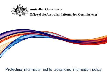 Protecting information rights ­ advancing information policy.