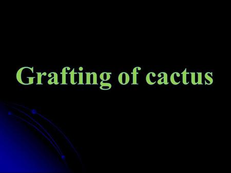 Tools for grafting 1.Surgeon knife No. 26 2.Adhesive tape 3.Pieces of sponge approximately 2cm x 1cm 4.glasses of water.