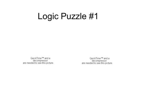 Logic Puzzle #1. The Gardening Class Six children named Alex, Tony, Carmen, Deedee, Ernest, and Francis joined a gardening class. Each child decided to.