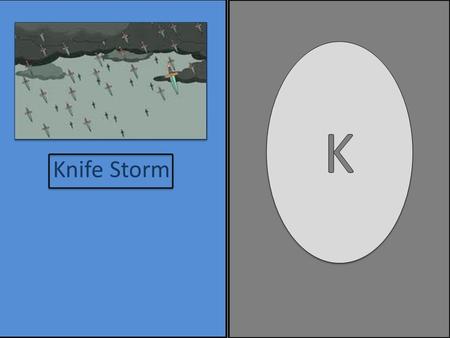 Knife Storm. Wind Twister Lighting Ball Mirror.