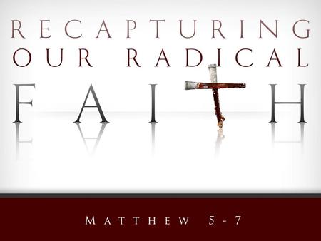 Matthew 5:1–4 (NIV84) 1 Now when he saw the crowds, he went up on a mountainside and sat down. His disciples came to him, 2 and he began to teach them,