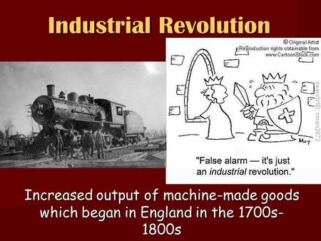 Industrial Revolution