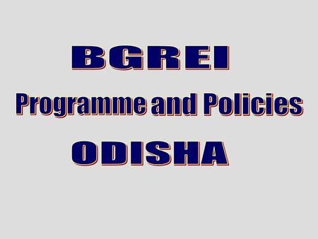 Policies  Extending Green revolution to areas having less irrigation potential.  Concurrent attention to soil health treatment, water conservation and.