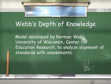 Webb’s Depth of Knowledge