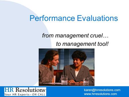 Performance Evaluations