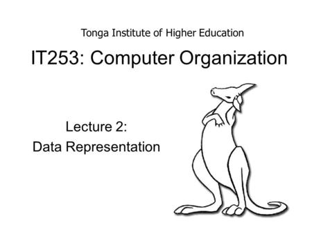 IT253: Computer Organization