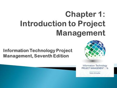 Chapter 1: Introduction to Project Management