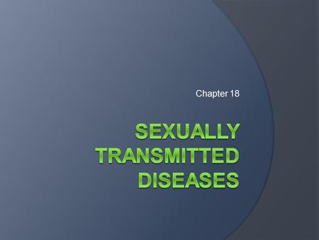 Sexually Transmitted Diseases