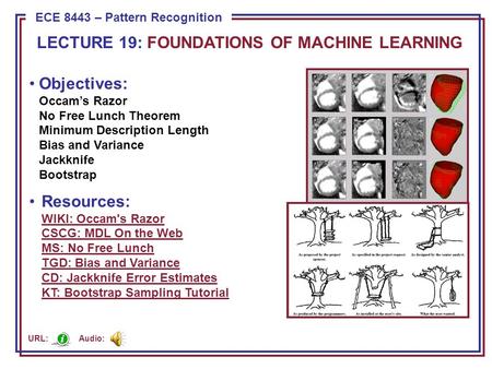 Introduction With such a wide variety of algorithms to choose from, which one is best? Are there any reasons to prefer one algorithm over another? Occam’s.