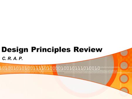 Design Principles Review