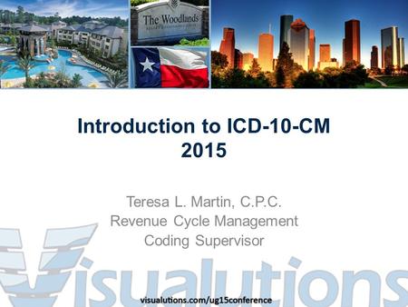 Introduction to ICD-10-CM 2015