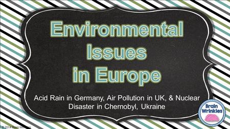 Environmental Issues in Europe